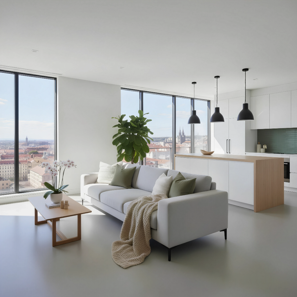 Moderní interiér obývacího pokoje